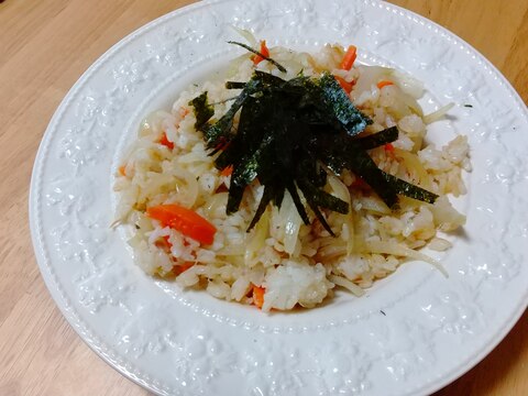 野菜いっぱい!簡単チャーハン